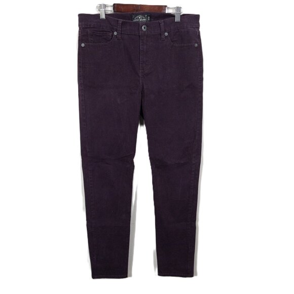 Lucky Brand Denim - Lucky Brand Maroon Denim SZ 10 Brooke Legging Jeans